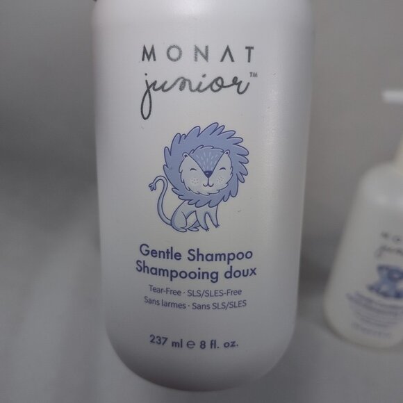 3 Lot MONAT Junior Line Gentle Shampoo +  Conditioner NEW 237 Ml 8 FL Oz Set New - Picture 2 of 6